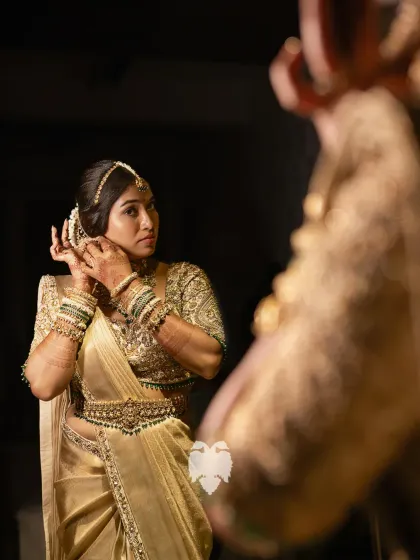 Blouse House by Mahitha Prasad - Custom Blouse Design & Embroidery Real Brides, Real Stories photo 11