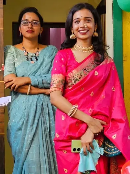 With a dear friend and supporter on our big day. Having a strong support system was crucial in turning this dream into a reality.