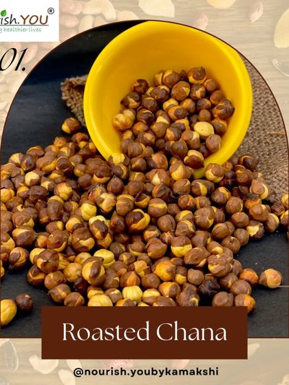 Roasted chana (chickpeas) is a fantastic clean snack. It's high in plant-based protein and fiber, which helps you stay full longer and is great for managing blood sugar.