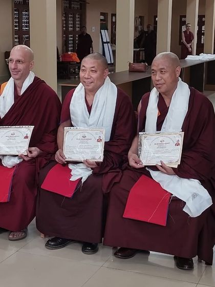 Choe Khor Sum Ling - Buddhist Pujas & Ceremonies Geshe Ceremony at Sera Jey Monastery photo 8