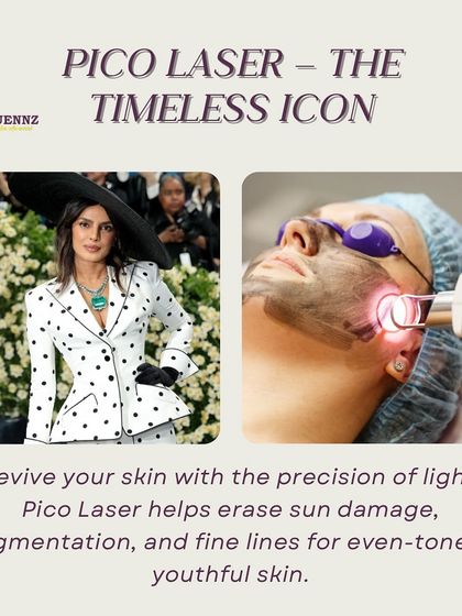 Pico Laser is a versatile treatment that helps with pigmentation, sun damage, and fine lines. It works by using light to precisely target and erase imperfections, reviving your skin for a more youthful and even toned appearance.