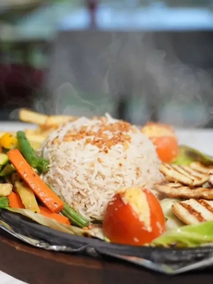 Get ready to sizzle. Our BBQ Paneer Sizzler is here to spice up your cravings with smoky goodness and bold flavors, served steaming hot.