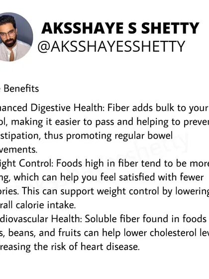 Fiber is essential for digestive health, weight control, and blood sugar regulation. I explain the benefits, recommended daily intake, and potential drawbacks of overconsumption for a balanced approach.