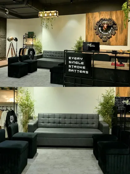 Welcome to our space in Malad West. We've designed our studio to be a calm, clean, and inspiring environment where you can feel comfortable and excited about your new piercing.