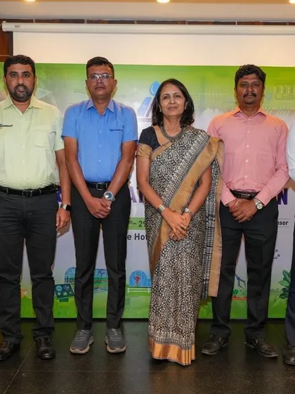 A group photo with the organizers and other faculty members at the IAI event.