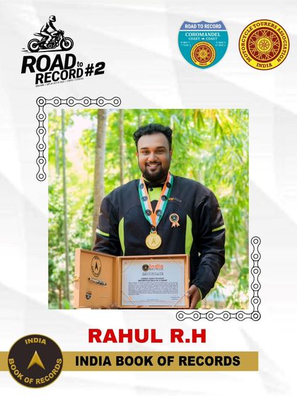 We celebrate the incredible achievements of our members who successfully completed the "Road to Records" motorcycle rally and earned their place in the India Book of Records. We are proud to have such dedicated and accomplished riders, including female riders, in our family.