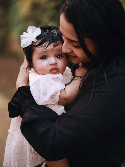 A loving embrace between a mother and her baby girl. These close, tender moments are my favorite to capture, showing the deep connection that words cannot describe.