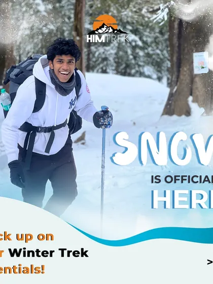 Snow is officially here! It's time to stock up on your winter trek essentials. I've put together a guide on what you need to stay warm and safe.