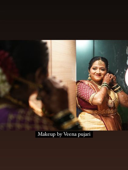 Veena Pujari - Bridal Makeup and Hairstyling South Indian Muhoortham Brides photo 36