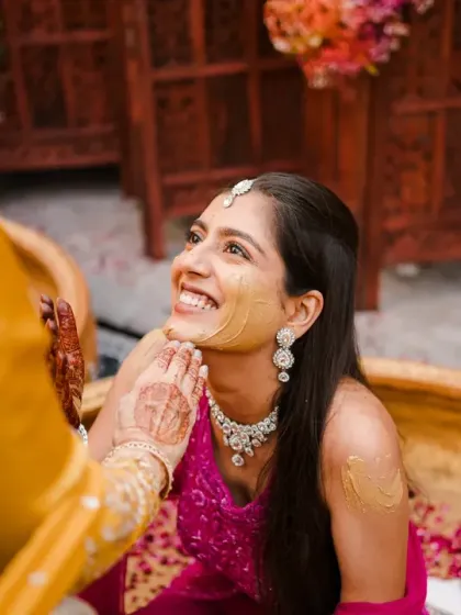WhatKnot - Wedding Photography & Videography The Haldi Edit: Colours, Chaos & Laughter photo 47