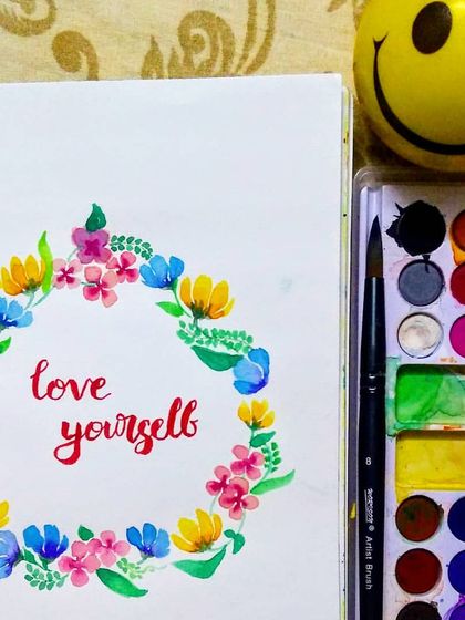 Ridhimaa Creations - Commissioned Art & Handcrafted Products Vibrant Paintings: Florals & Landscapes photo 9