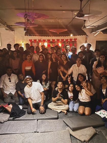 A blurry picture from a magical evening. The photo might not be perfect, but the memory of jamming with this lovely bunch is.