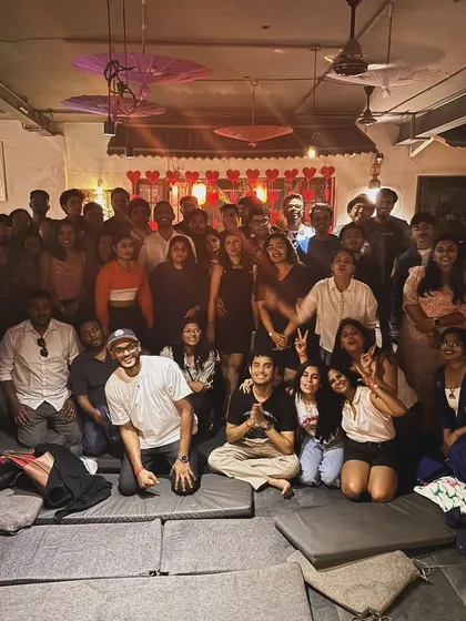 A blurry picture from a magical evening. The photo might not be perfect, but the memory of jamming with this lovely bunch is.