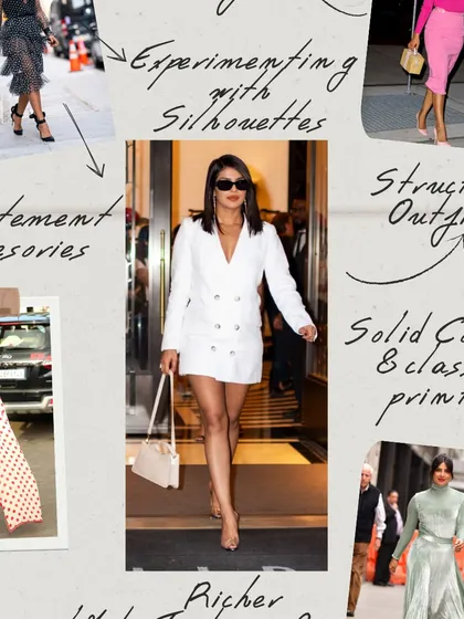 Priyanka Chopra's style evolution is a masterclass in personal branding. I analyze how she moved from early 2000s trends to a sophisticated global image by experimenting with silhouettes, structured outfits, and classic prints.