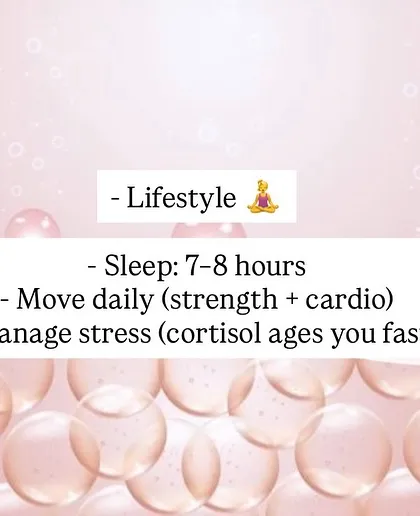 A healthy lifestyle is a cornerstone of anti-aging for your skin and hair. Prioritizing 7-8 hours of sleep, daily movement, and managing stress are non-negotiable for long-term health.