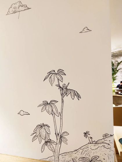 Mirakhi Design Studio - Custom Wall Art & Murals Custom Murals for Cafes & Studios photo 22