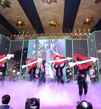 A dramatic entry for a family performance using smoke effects and props. We help design the entire act from start to finish.