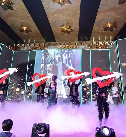 A dramatic entry for a family performance using smoke effects and props. We help design the entire act from start to finish.