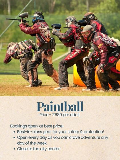 Challenge your squad to an epic paintball battle in Jaipur. We provide best-in-class gear for your safety and protection, open every day of the week.