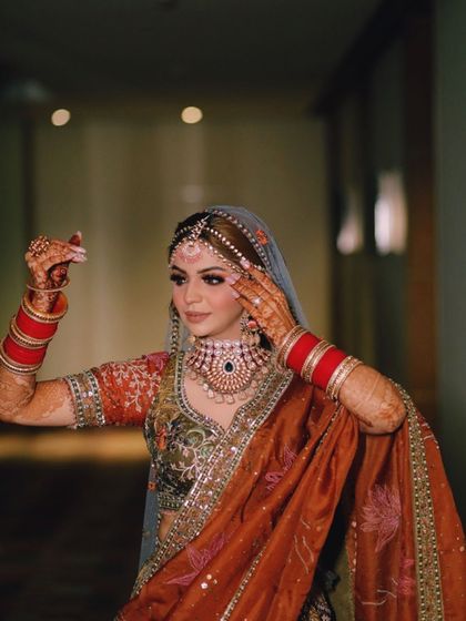 Another memory from my special day. The joy of wearing your dream lehenga is a feeling I want every bride to experience, which is the mission behind Mohraya.