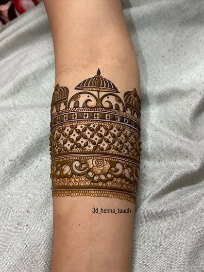 3D Henna Touch - Online Mehndi Classes Intricate Arm Bands & Cuffs photo 11