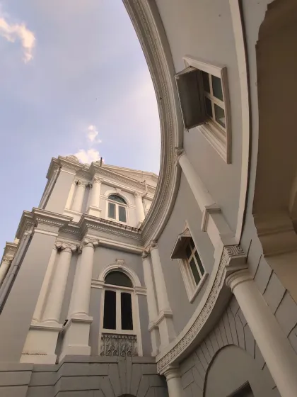 An architectural detail of the palace. We draw inspiration from every corner of the wedding venue.