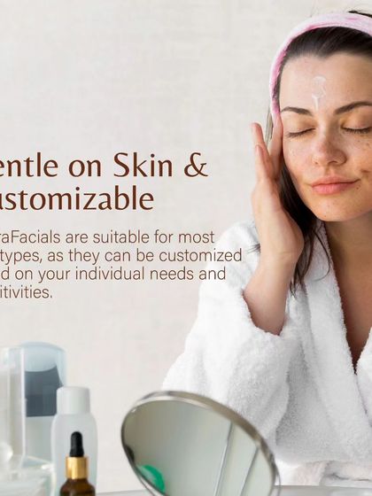 HydraFacials are gentle and customizable, making them suitable for most skin types. We can tailor the treatment based on your individual needs and sensitivities for optimal results.