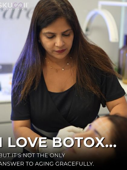 I love Botox, but it's not the only answer to aging gracefully. This image introduces my philosophy of a "Full Face Protocol," where we combine treatments like microneedling, lasers, and fillers with Botox for comprehensive, natural-looking anti-aging results.