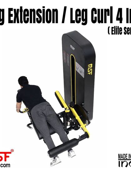 An overhead view of the prone leg curl.