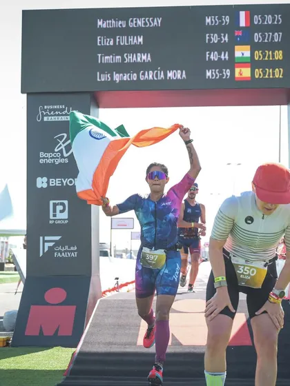 Another finish line, another personal best. This was my first international 70.3 in Bahrain, and it came with a podium finish in my age category. Every race is a chance to learn, improve, and get comfortable with being overwhelmed. The chase never stops.