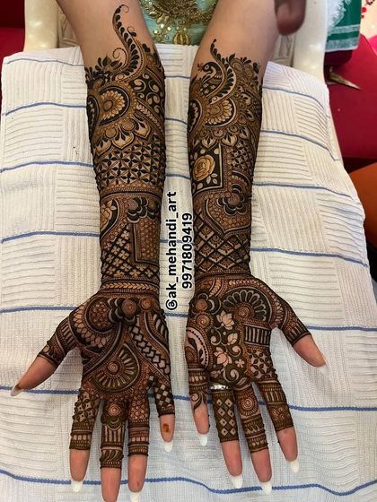 Abhishek Kumar - Bridal Mehndi Full Bridal Mehndi (Hands & Arms) photo 40