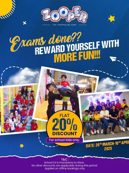 Exams done? Reward yourself with more fun. Our special 20% discount for students is the perfect treat.