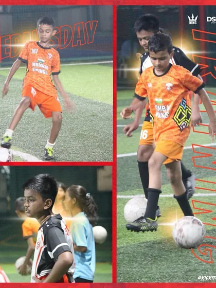 Midweek grind. A collage of our players working hard on their skills during a Wednesday training session.