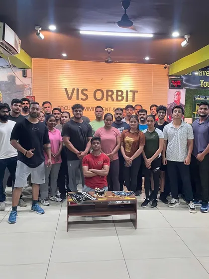 This is my team at Vis Orbit gym. We are a community that celebrates every victory together. When you train with me, you become part of this family that supports and pushes each other to be stronger.