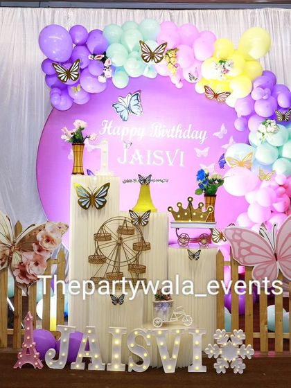 Thepartywala - Themed Party & Event Decoration Whimsical Worlds: Butterfly, Fairy & Unicorn Themes photo 14
