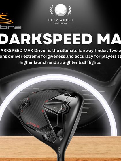 The Darkspeed MAX Driver is the ultimate fairway finder, with weight positions that promote extreme forgiveness and straighter flights.