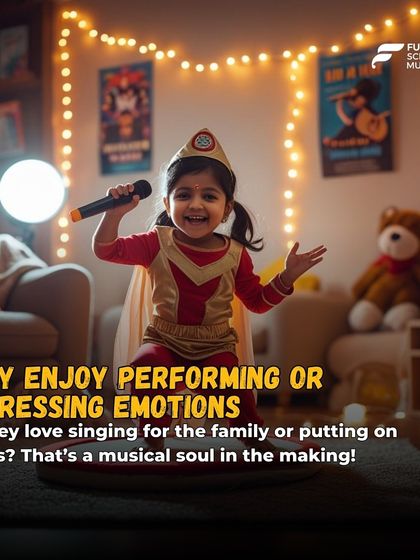 Does your child love putting on shows for the family? That's a musical soul in the making. Our performance-oriented approach helps nurture this love for the stage and builds confidence.