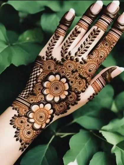 A simple yet stunning floral design, set against a natural green background.