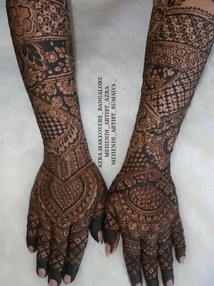 Azra Mehendi - Mehendi Artistry Full Bridal Mehendi photo 88