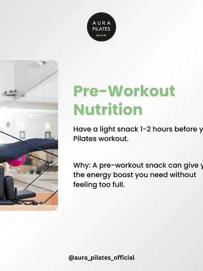 Tip 3: Pre-Workout Nutrition. Have a light snack 1-2 hours before your session to give you an energy boost without feeling too full.