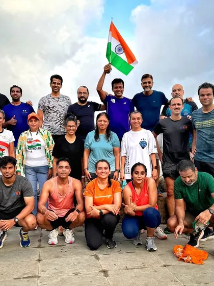 Celebrating freedom with every stride. Our tribe came together for a special Independence Day run, showing our pride as a community.