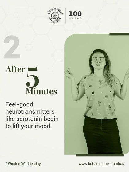 After five minutes of walking, your body begins to release feel-good neurotransmitters like serotonin, which can have an immediate positive effect on your mood.