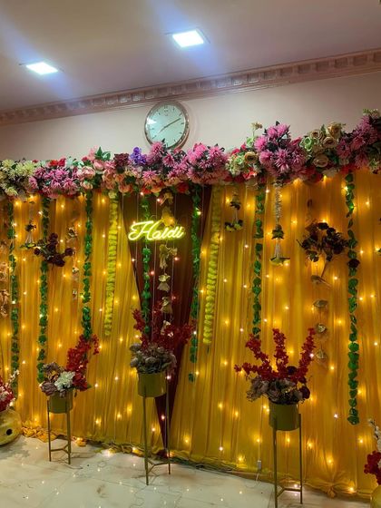 The Trendy Party - Wedding & Pre-Wedding Event Decoration Vibrant Haldi & Mehendi Setups photo 63