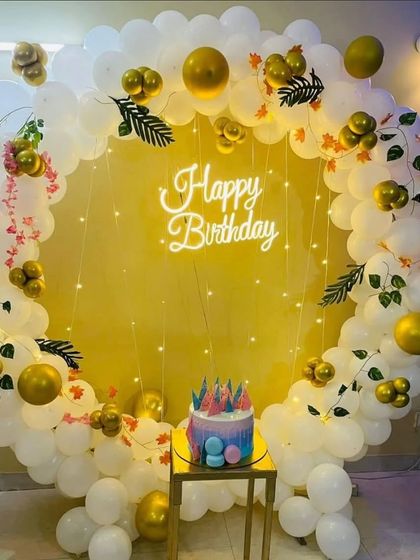 Special Entry - Private Party & Milestone Decoration Elegant Birthday & Anniversary Setups photo 41