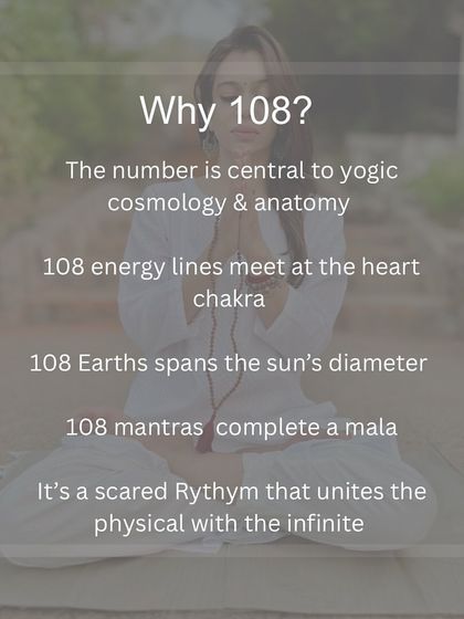 Delving into the sacred symbolism of the number 108 in yogic cosmology for our special marathon event.