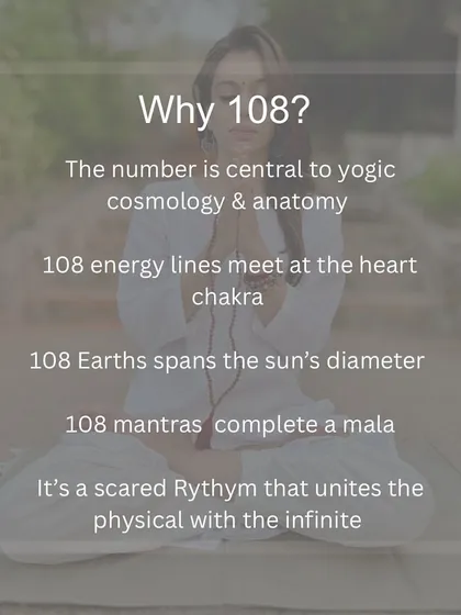 Delving into the sacred symbolism of the number 108 in yogic cosmology for our special marathon event.