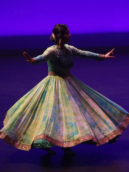 A glimpse of the vibrant colors and dynamic movements from our 'Bahurang' show in Portland. The energy of our dancers and the appreciation from the audience make every performance a joy.