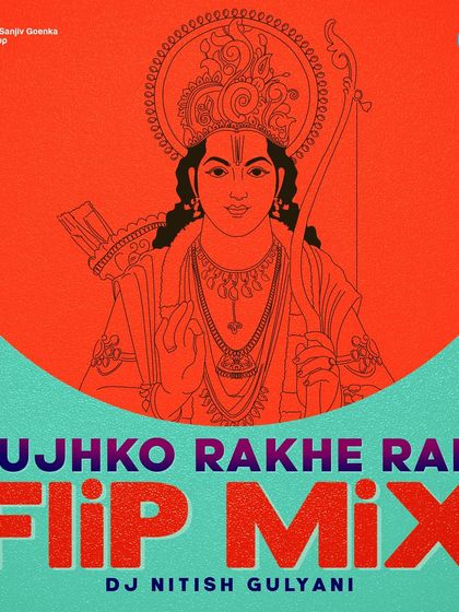 I had the opportunity to create an official Flip Mix of the retro classic "Tujhko Rakhe Ram" for Saregama. It was a unique challenge to blend the timeless voices of Asha Bhosle and Manna Dey with a modern beat.