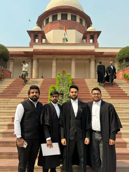 A proud moment with my team at the Supreme Court of India. This institution is the ultimate defender of our constitutional rights and liberties.