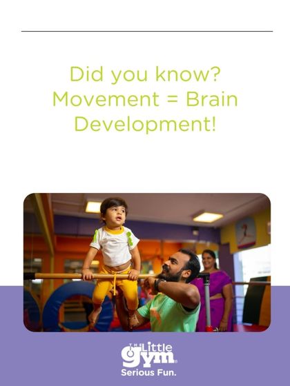 It's a simple equation: Movement equals Brain Development. We see it every day. When a child masters a physical challenge, like balancing on the bar with a little help, their confidence and cognitive abilities grow too.
